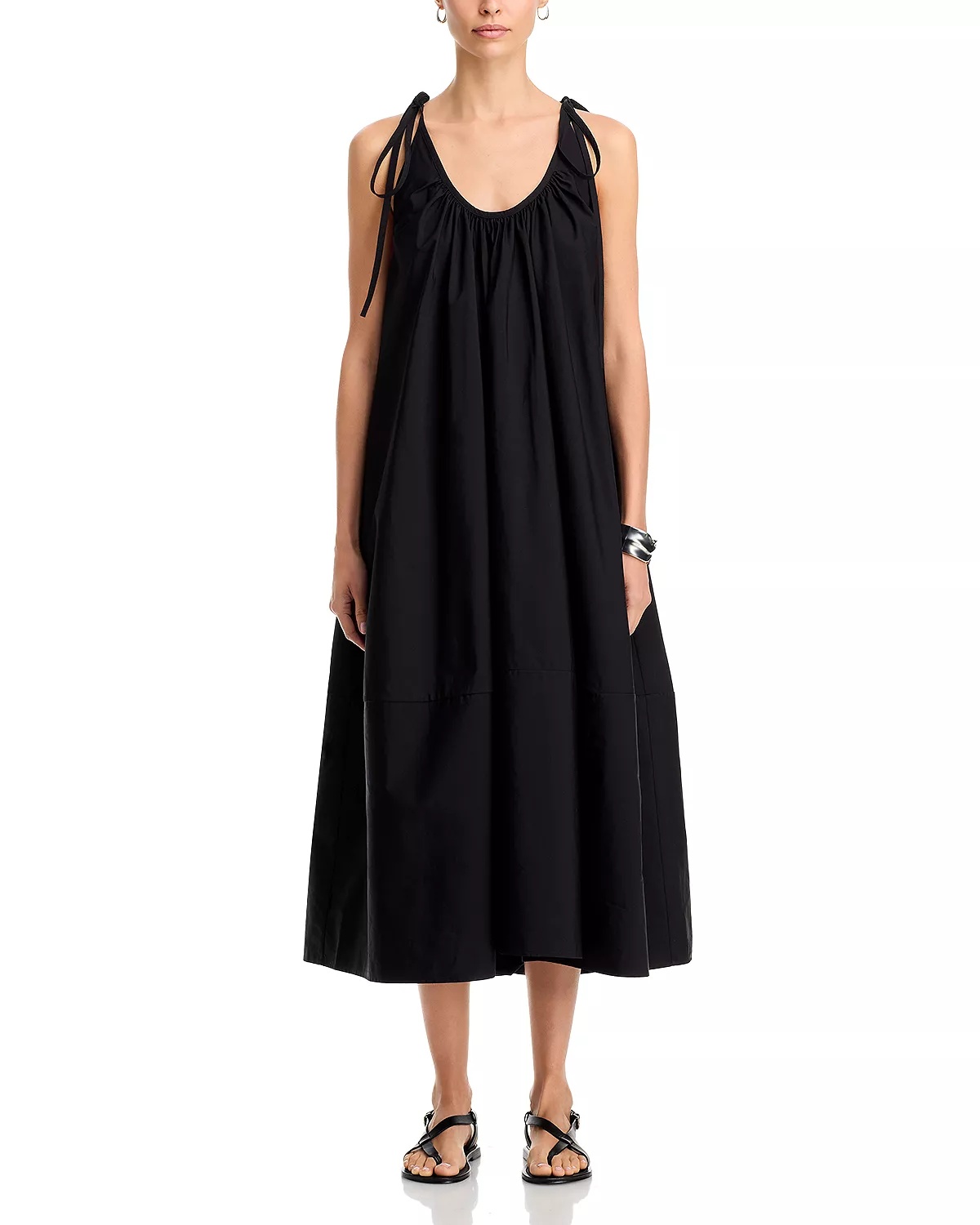 Gathered Midi Dress - 7