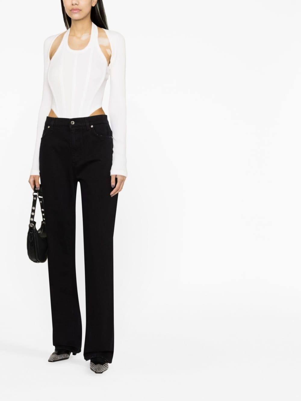 KIM DOLCE&GABBANA high-rise drop-crotch boyfriend jeans - 2