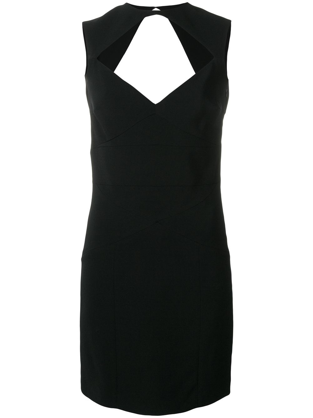 front cut-out tube dress - 1