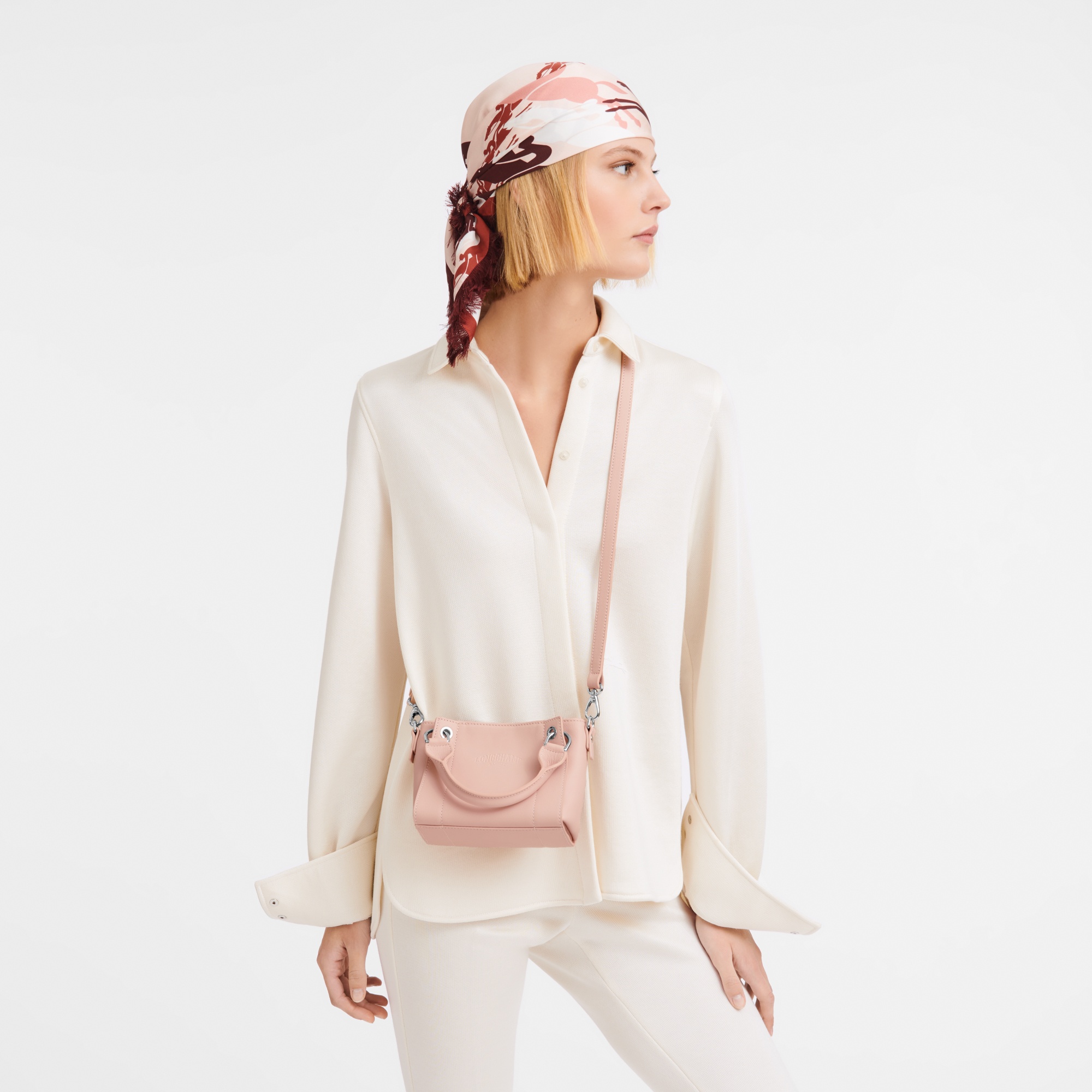 Longchamp 3D XS Handbag Nude - Leather - 2