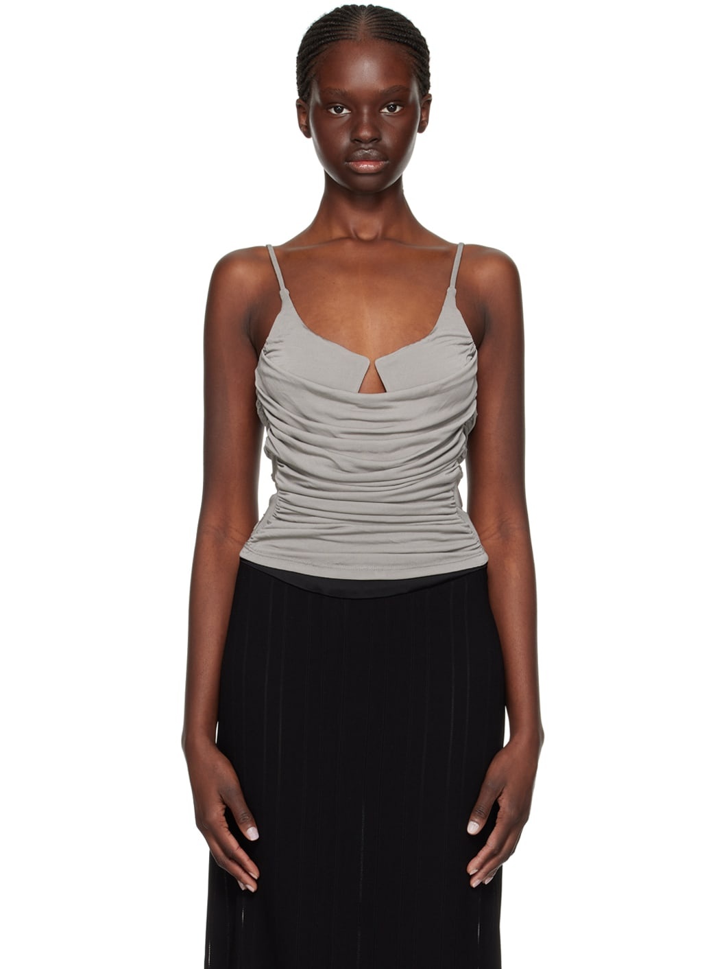SSENSE Exclusive Taupe Otto Tank Top - 1