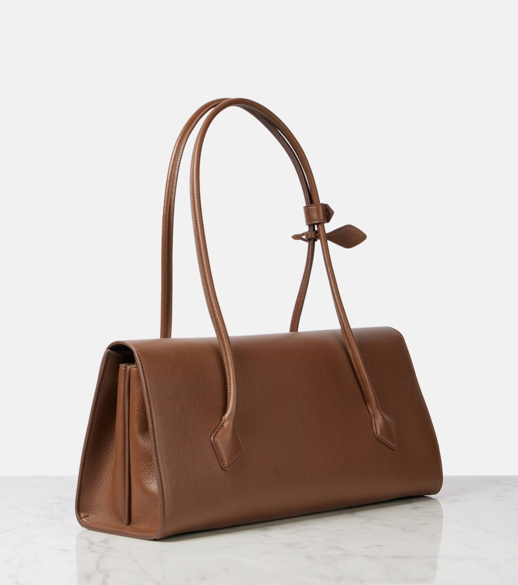 Le Teckel leather shoulder bag - 4