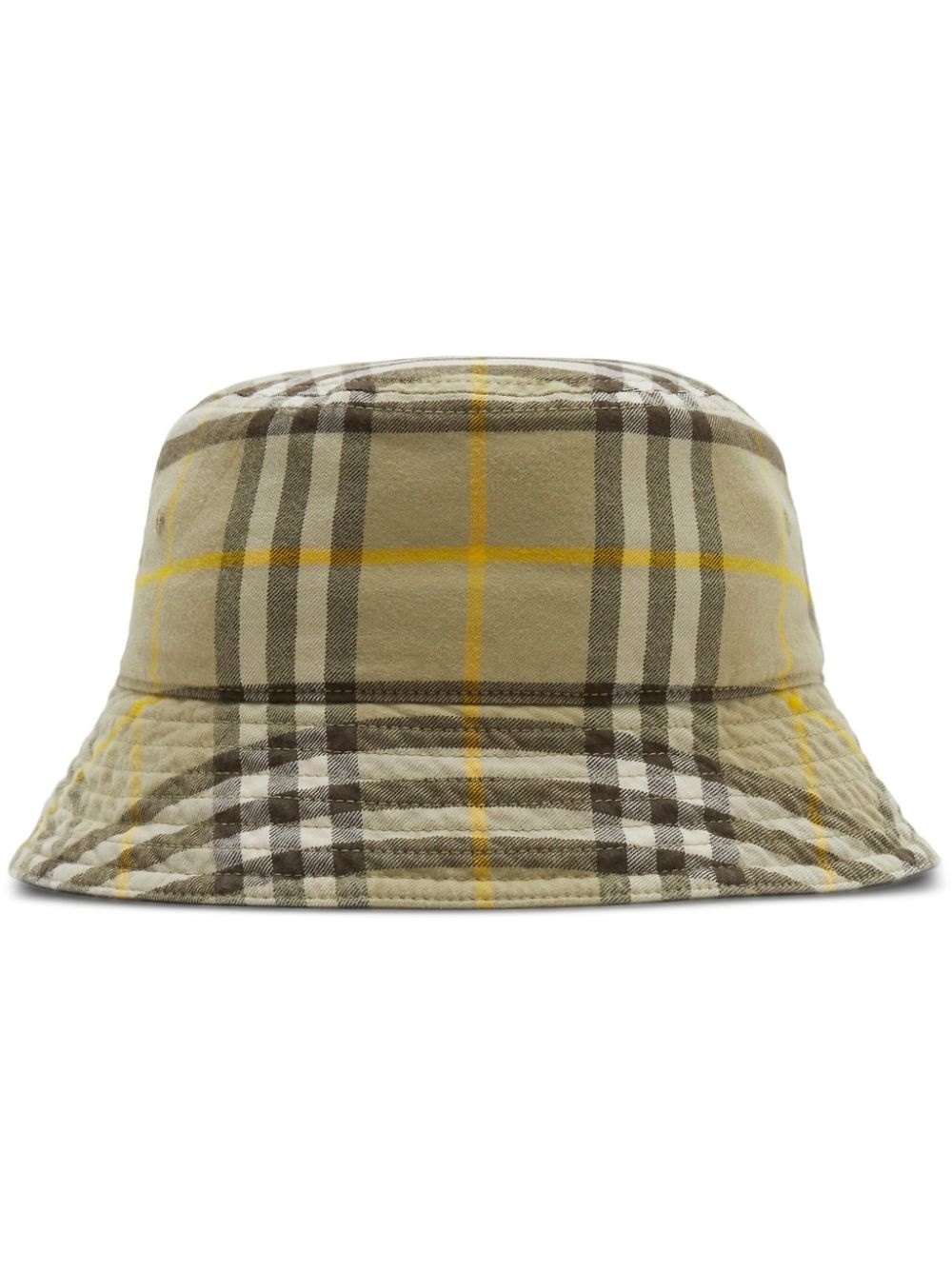 Vintage Check cotton bucket hat - 1