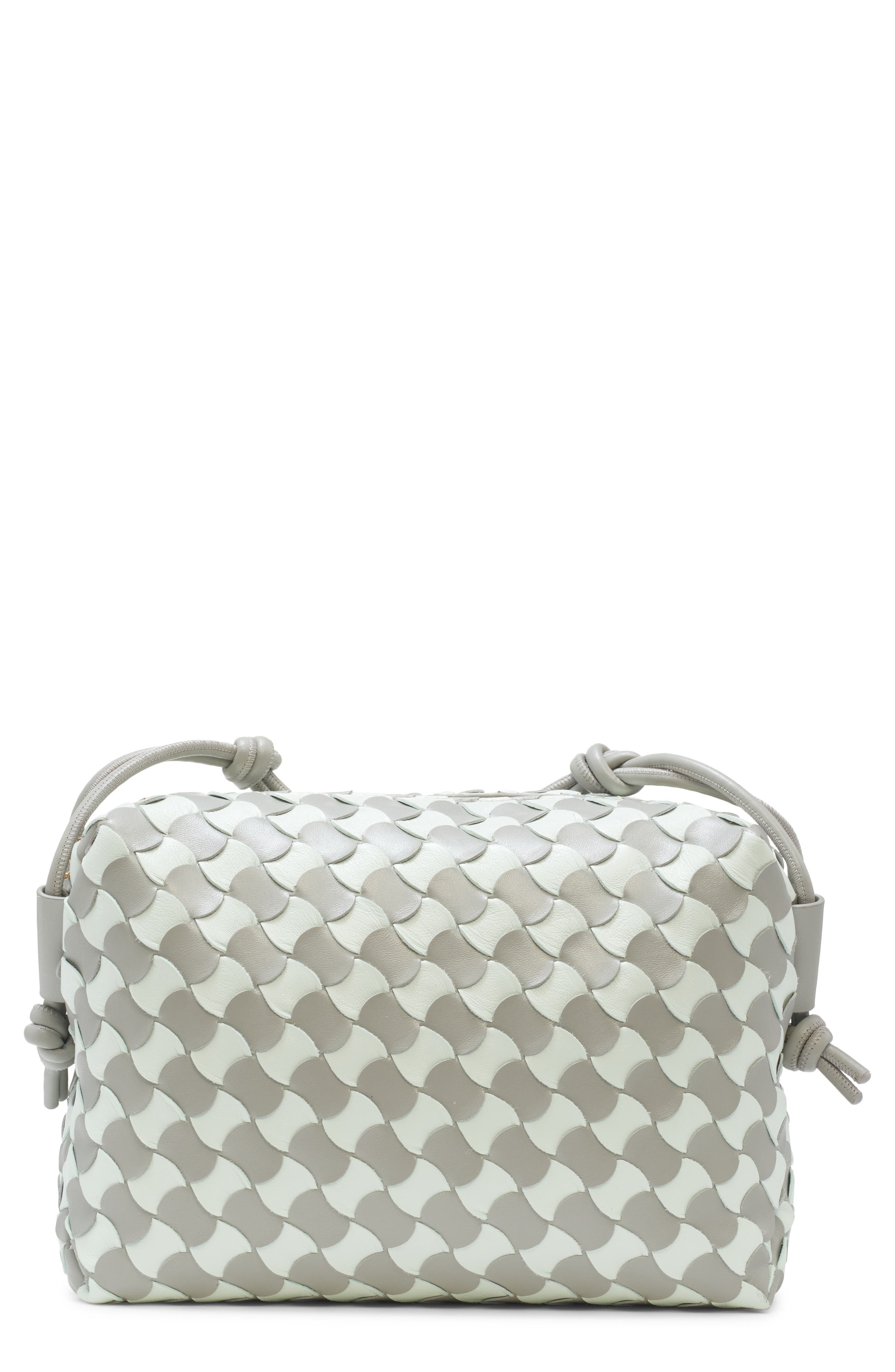 Small Wavy Bicolor Pavimento Intrecciato Camera Bag - 1