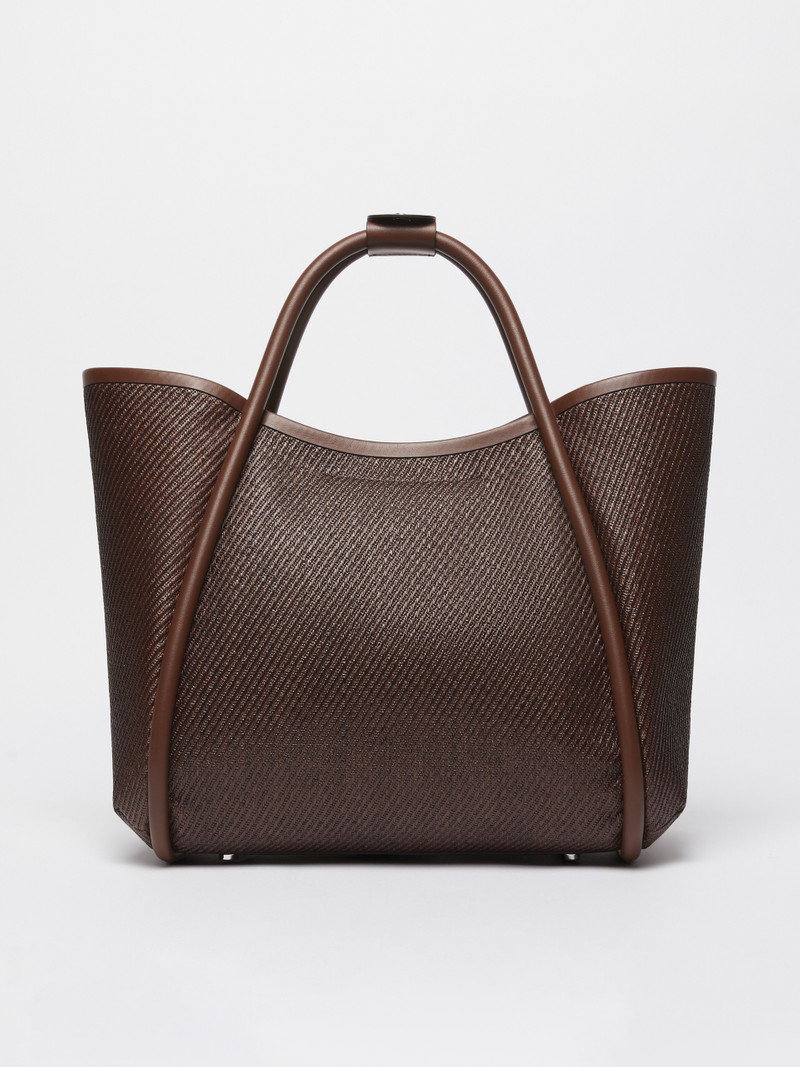 SUMMERMARINEM Medium raffia-look fabric Marine bag 3