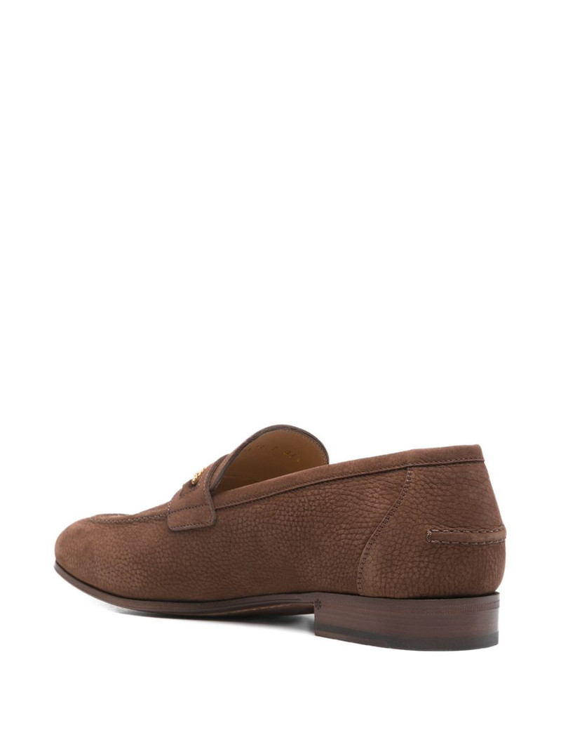 chain logo-plaque loafers 3