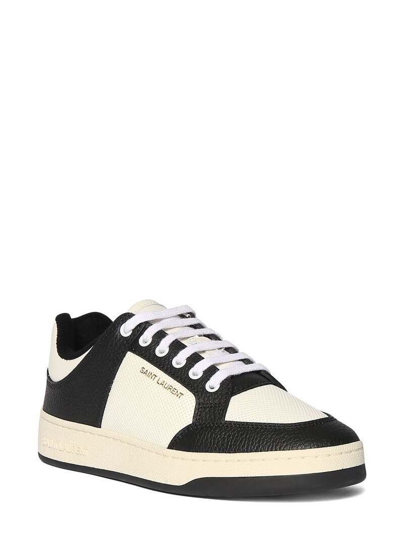 20MM SL61 LEATHER LOW TOP SNEAKERS - 3