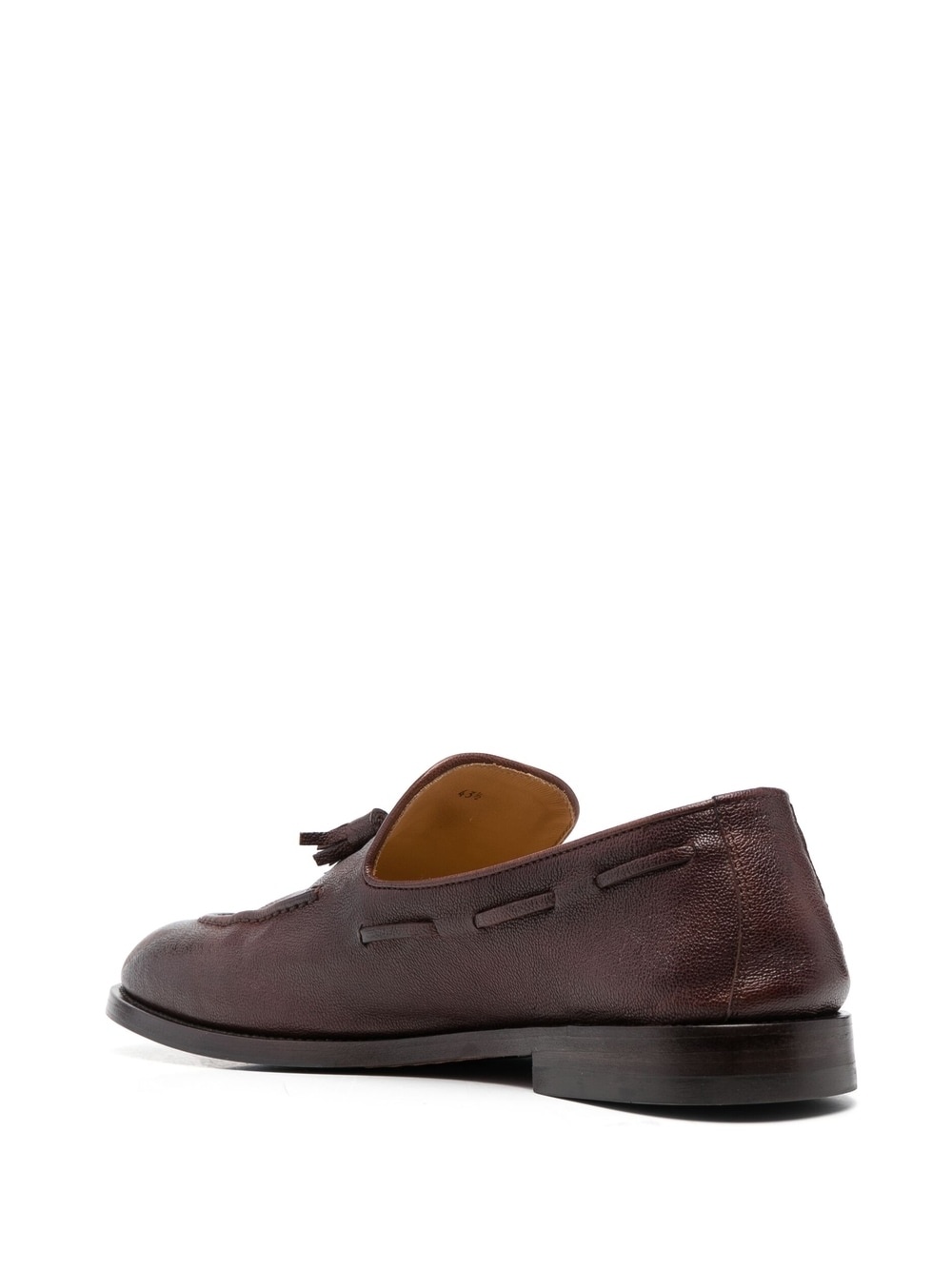 tassel-detail leather loafers - 3