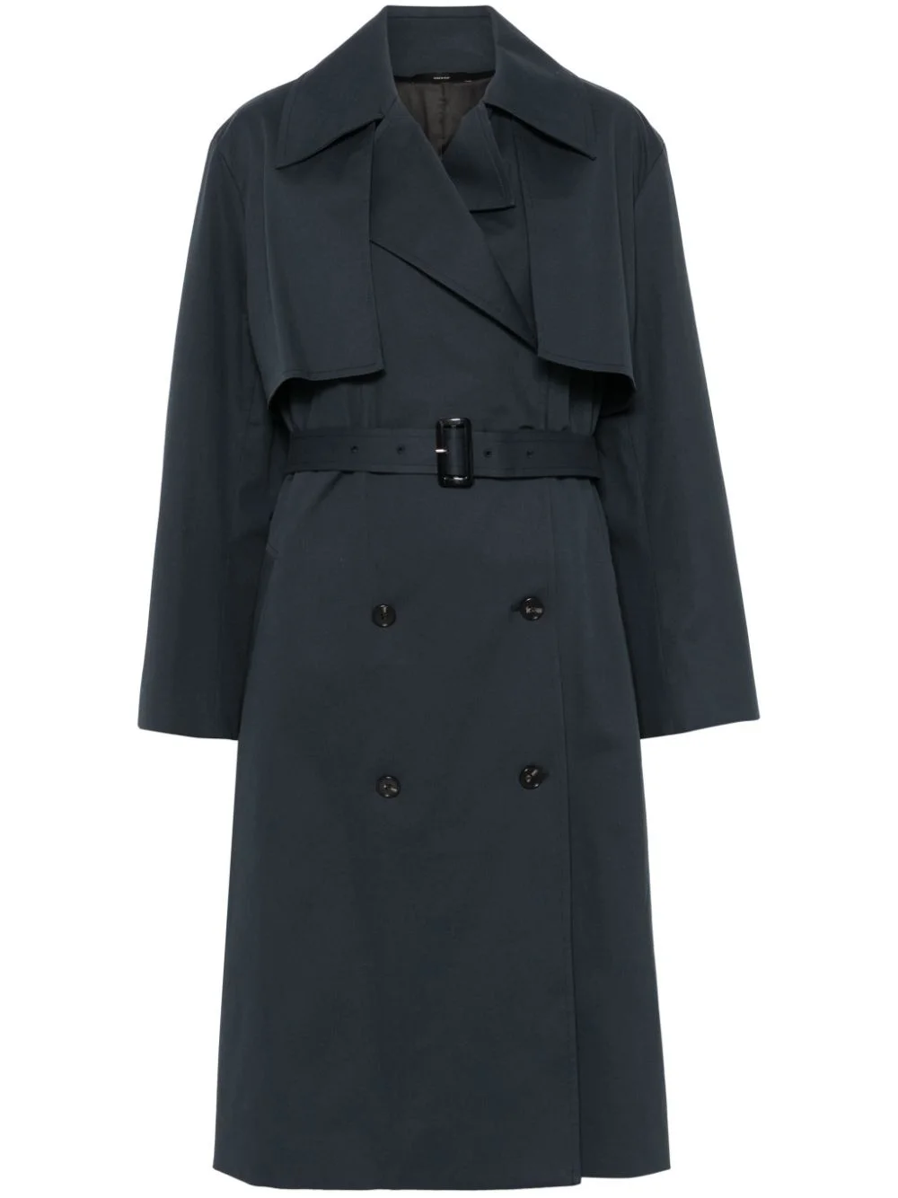 double-breasted trench coat - 1