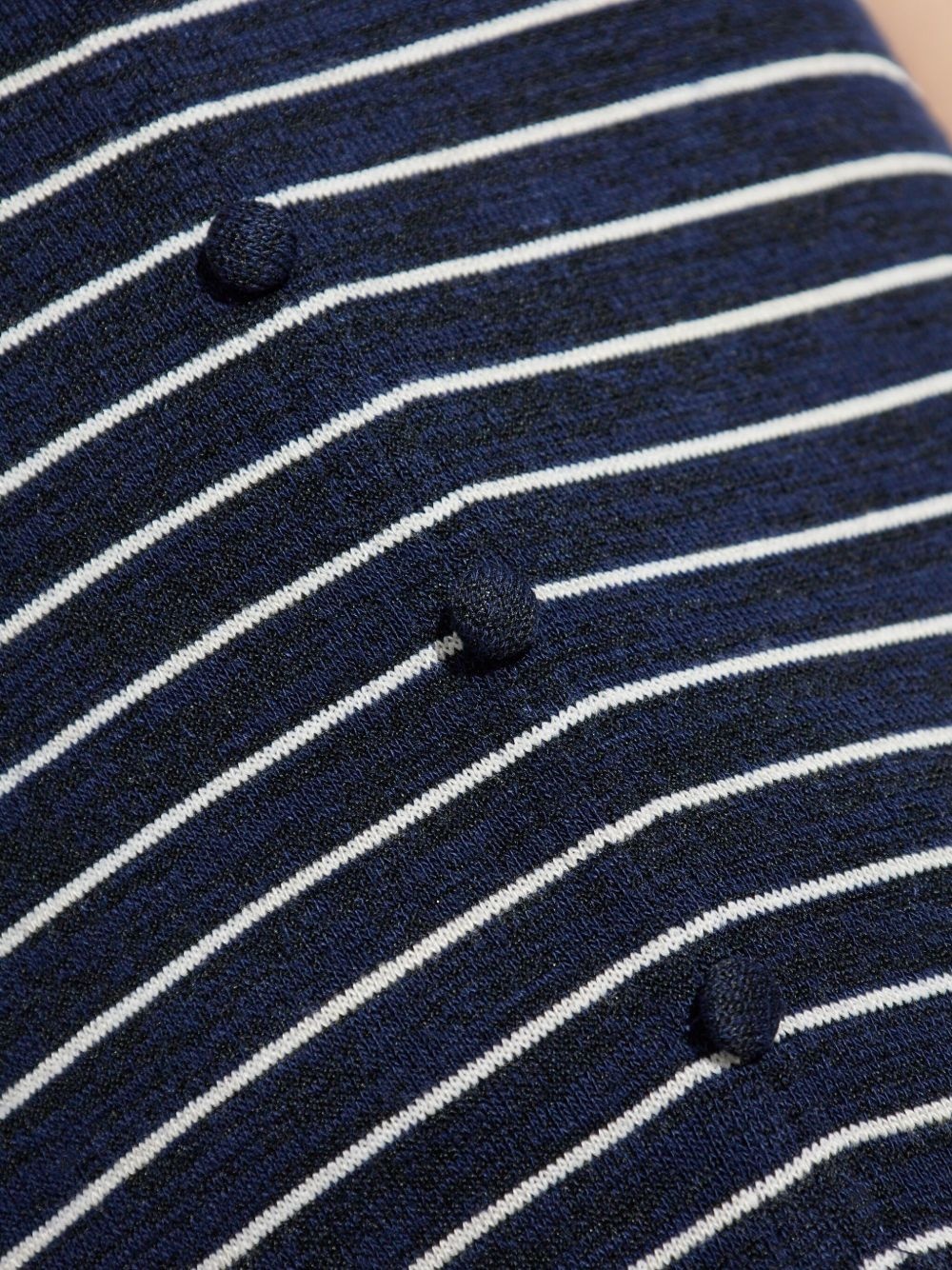 striped button-up top - 5