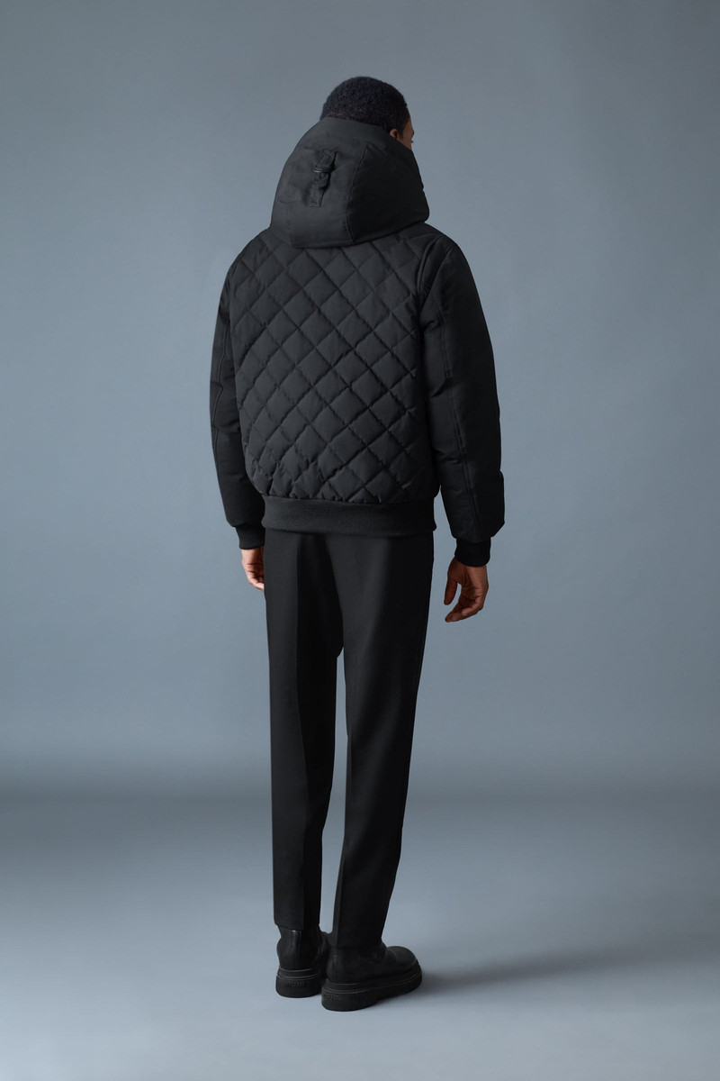 IKER-Z 2-in-1 Down Bomber With Removable Shearling Bib 5