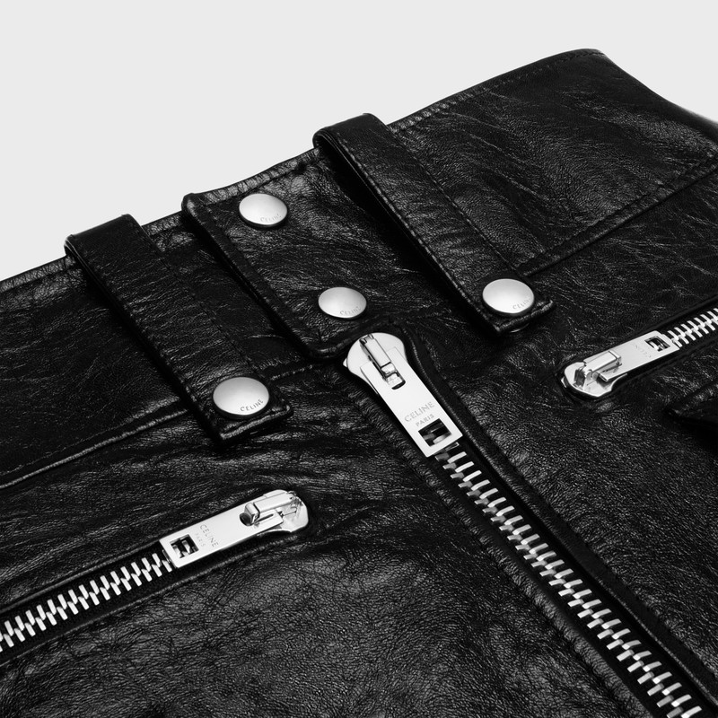 mini skirt in soft lambskin 3