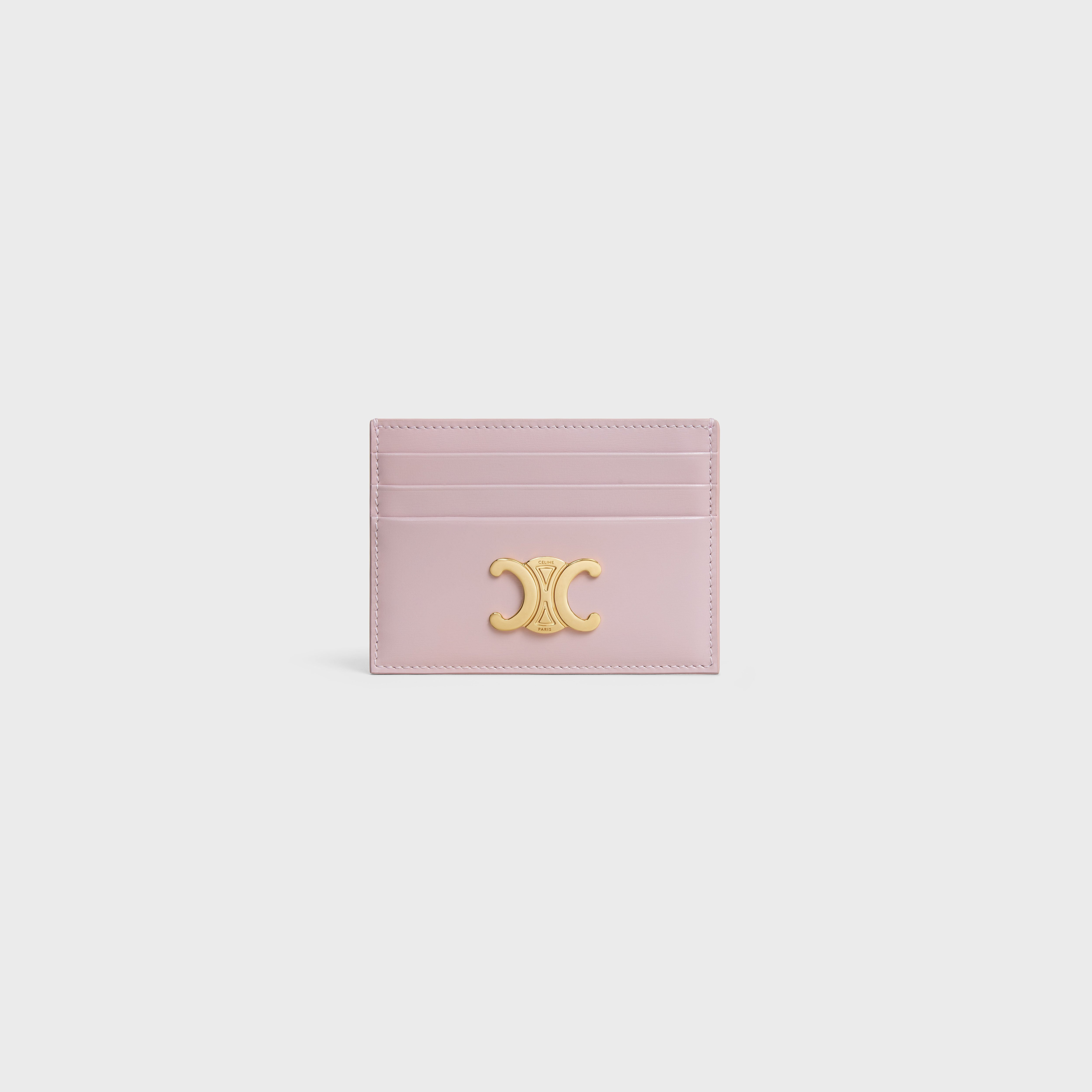CARD HOLDER TRIOMPHE IN Shiny calfskin - 1