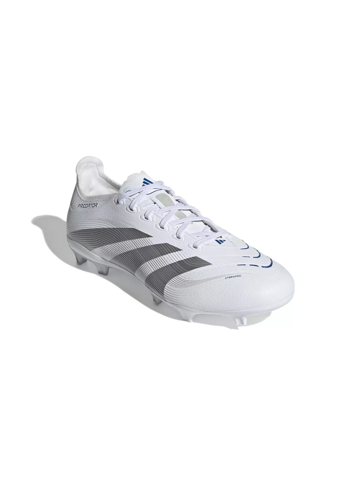 Predator League MG "Ftwr White/Silver Metallic/Bright Royal" Unisex Soccer Cleat - 3