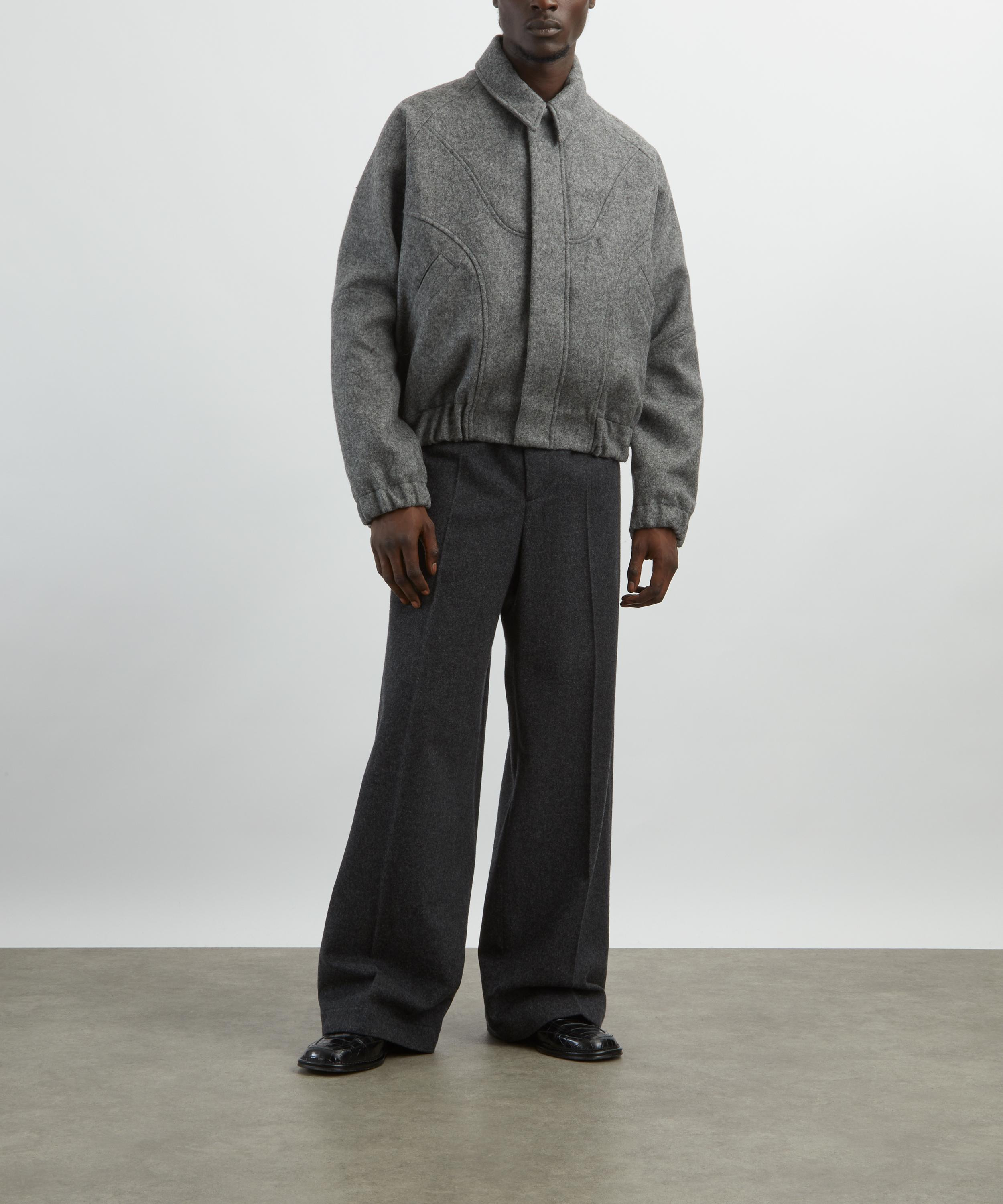 Jiji Marl Grey Wool Jacket - 2