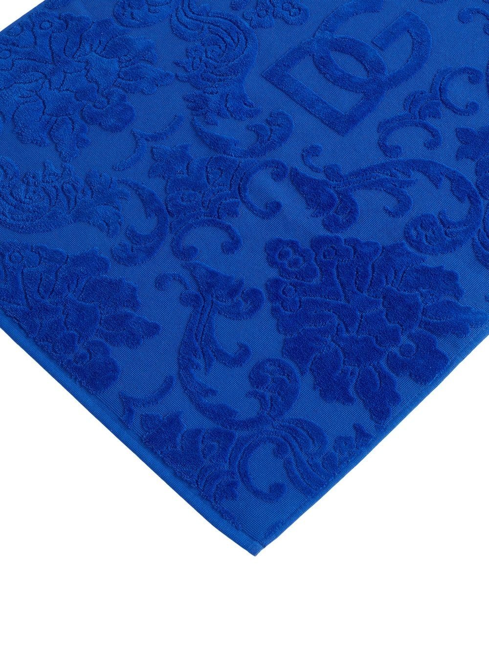 logo jacquard bath mat - 2