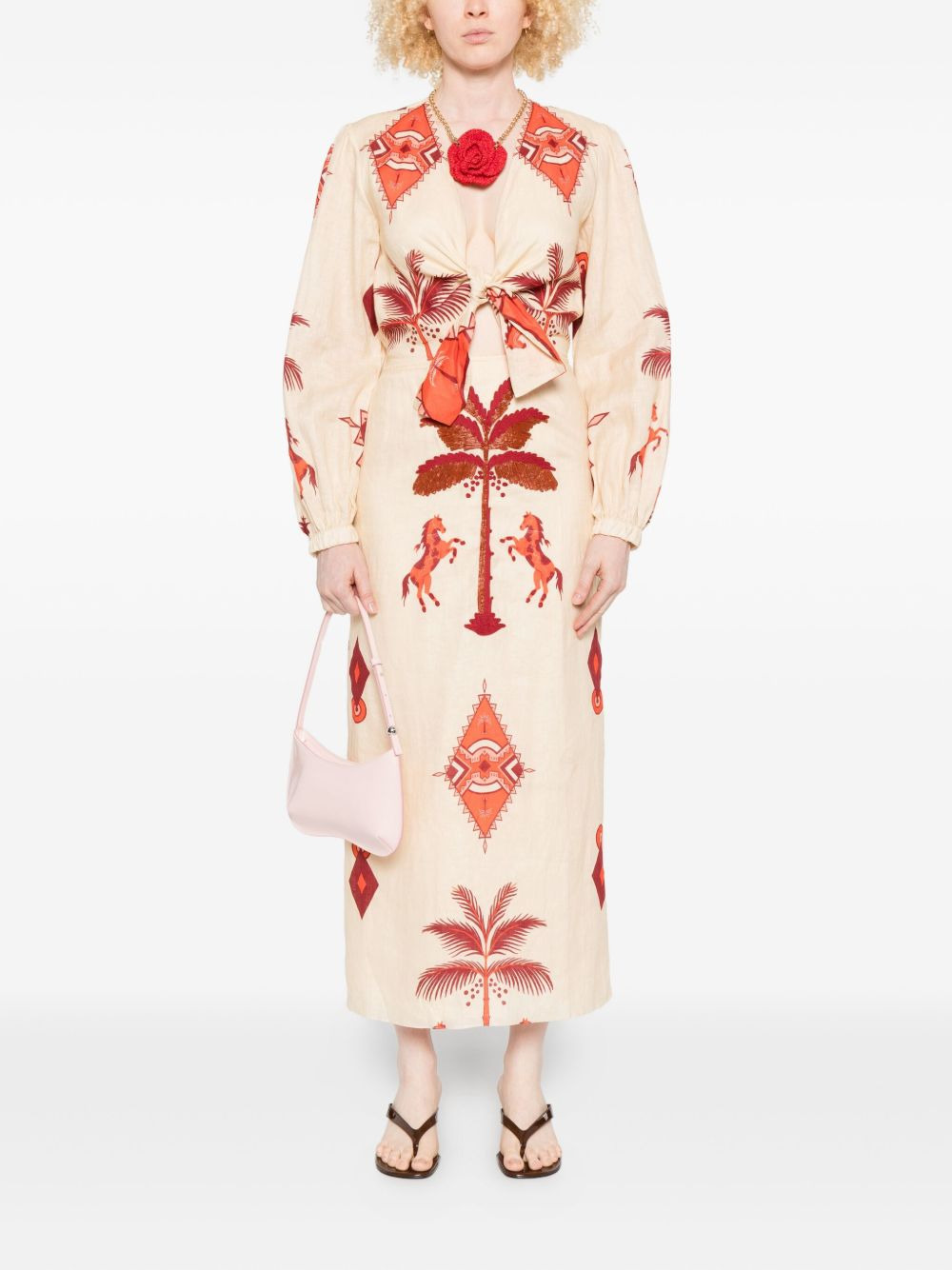 Across Paradise midi dress - 2