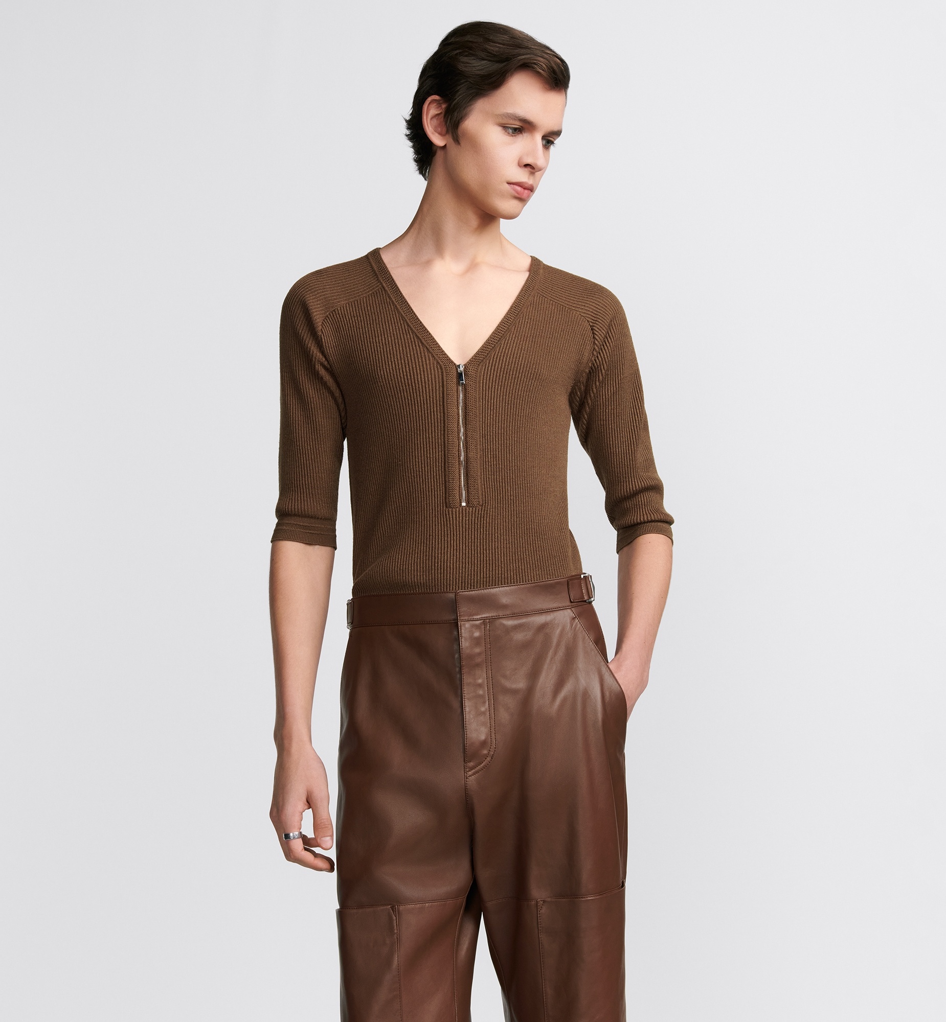 Zipped Fitted Top - 2