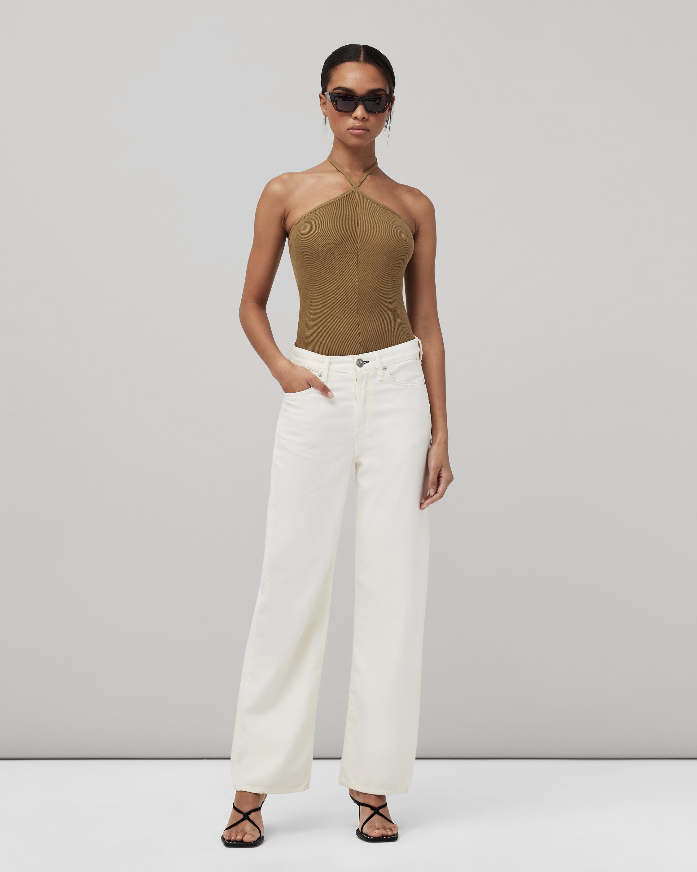 Featherweight Logan Wide Leg - Ecru
Mid-Rise Featherweight Jean - 3