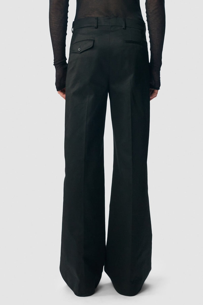 anne Cotton Blend Ponte Wide-Leg Pant | EILEEN FISHER