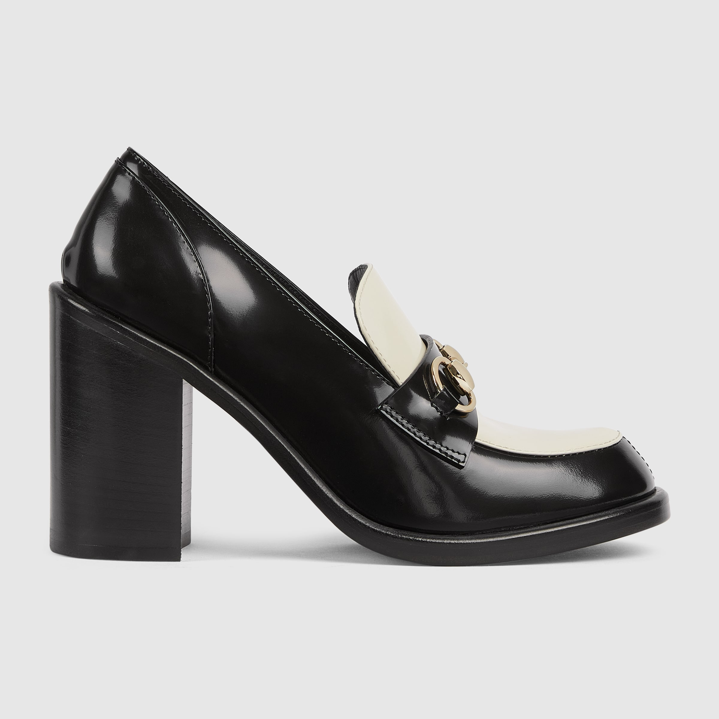 Women's heeled loafer with Horsebit - 1