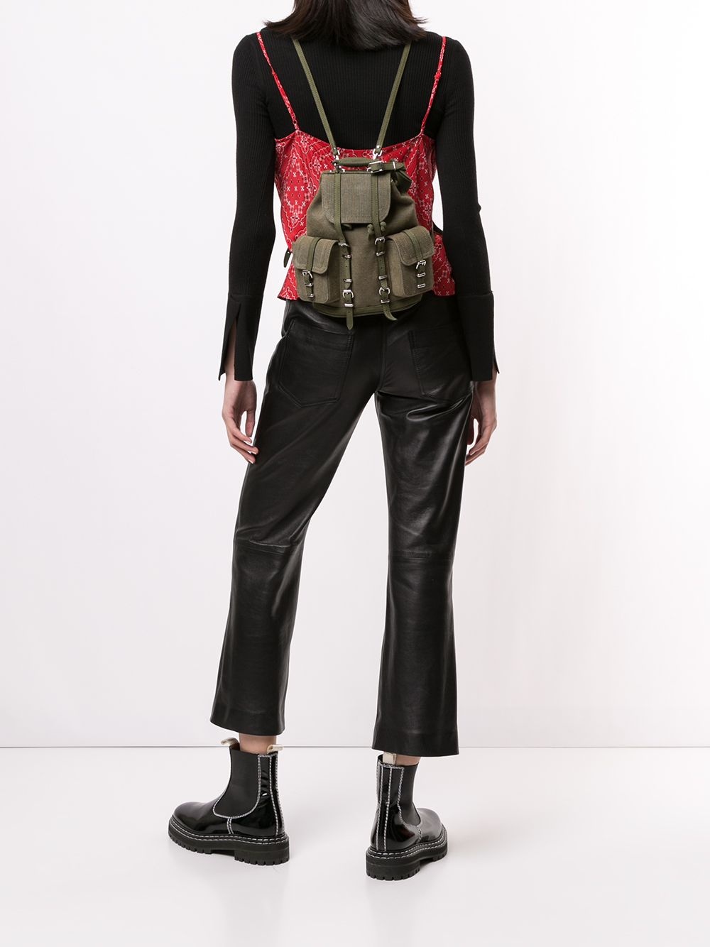 petite canvas backpack - 2