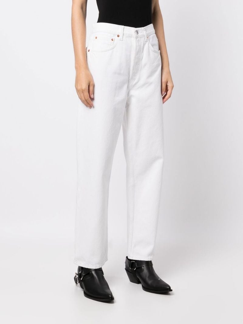 90s crop low slung jeans - 3