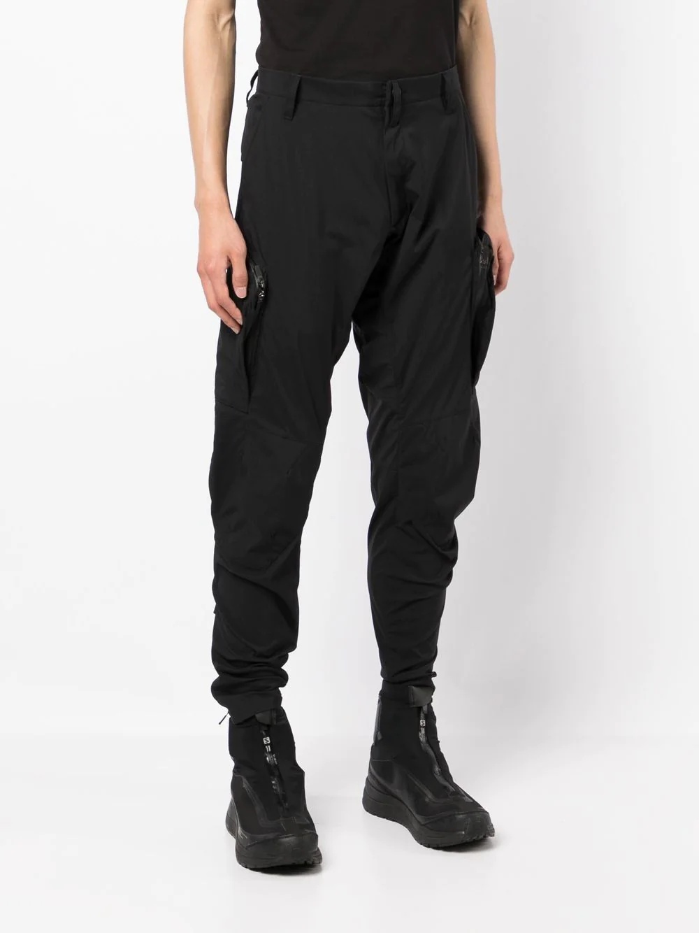 articulated cargo-pocket trousers - 3