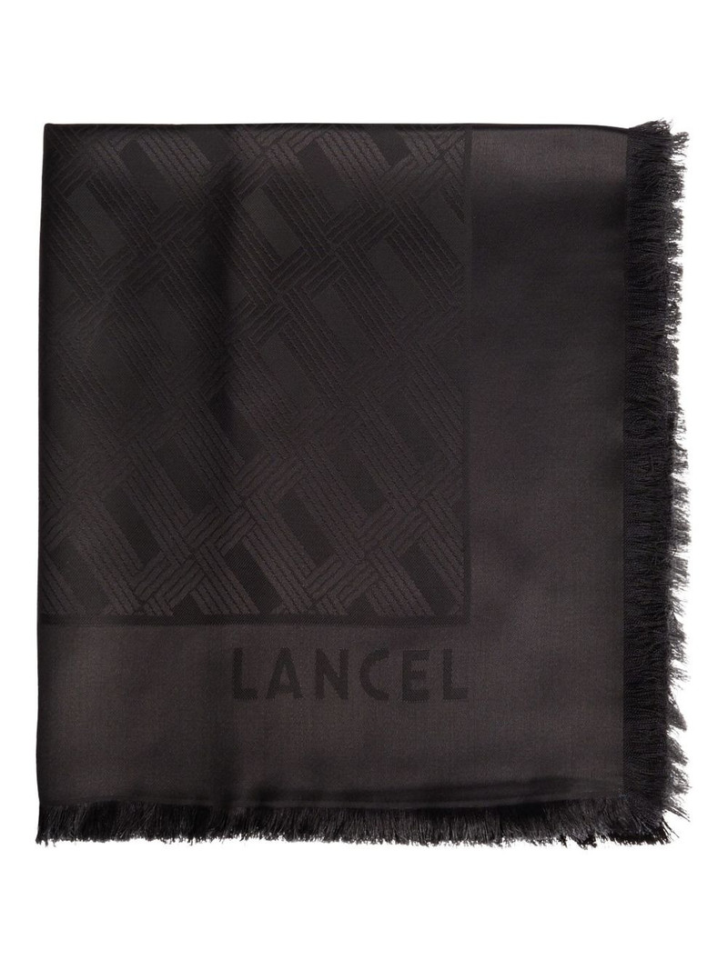 monogram-pattern scarf 1