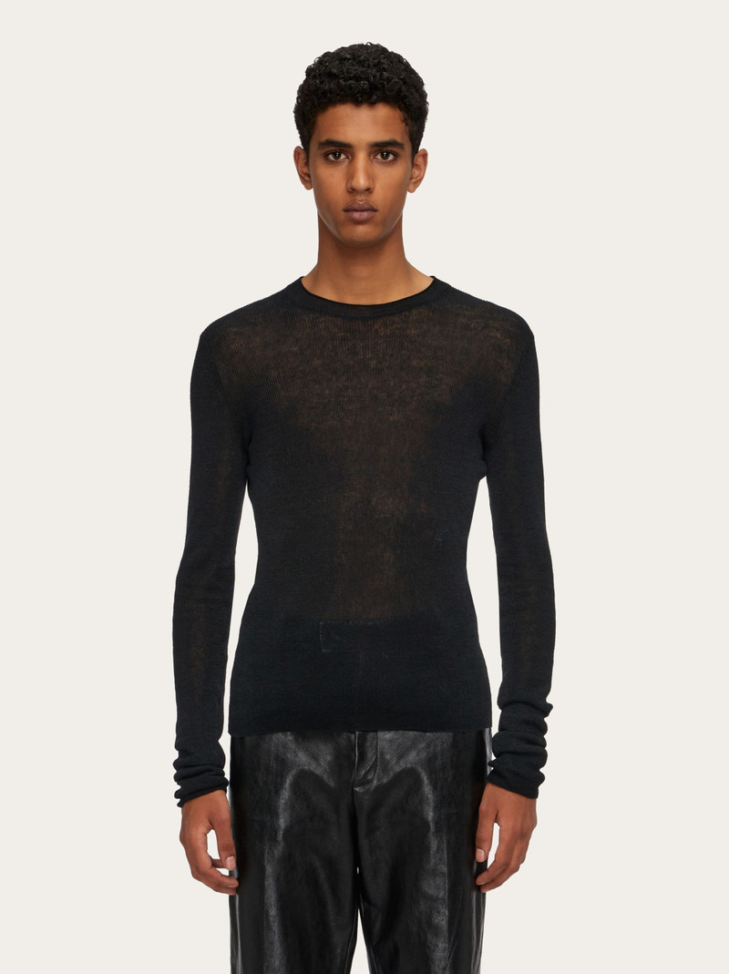 FERRAGAMO Crew neck sweater outlook