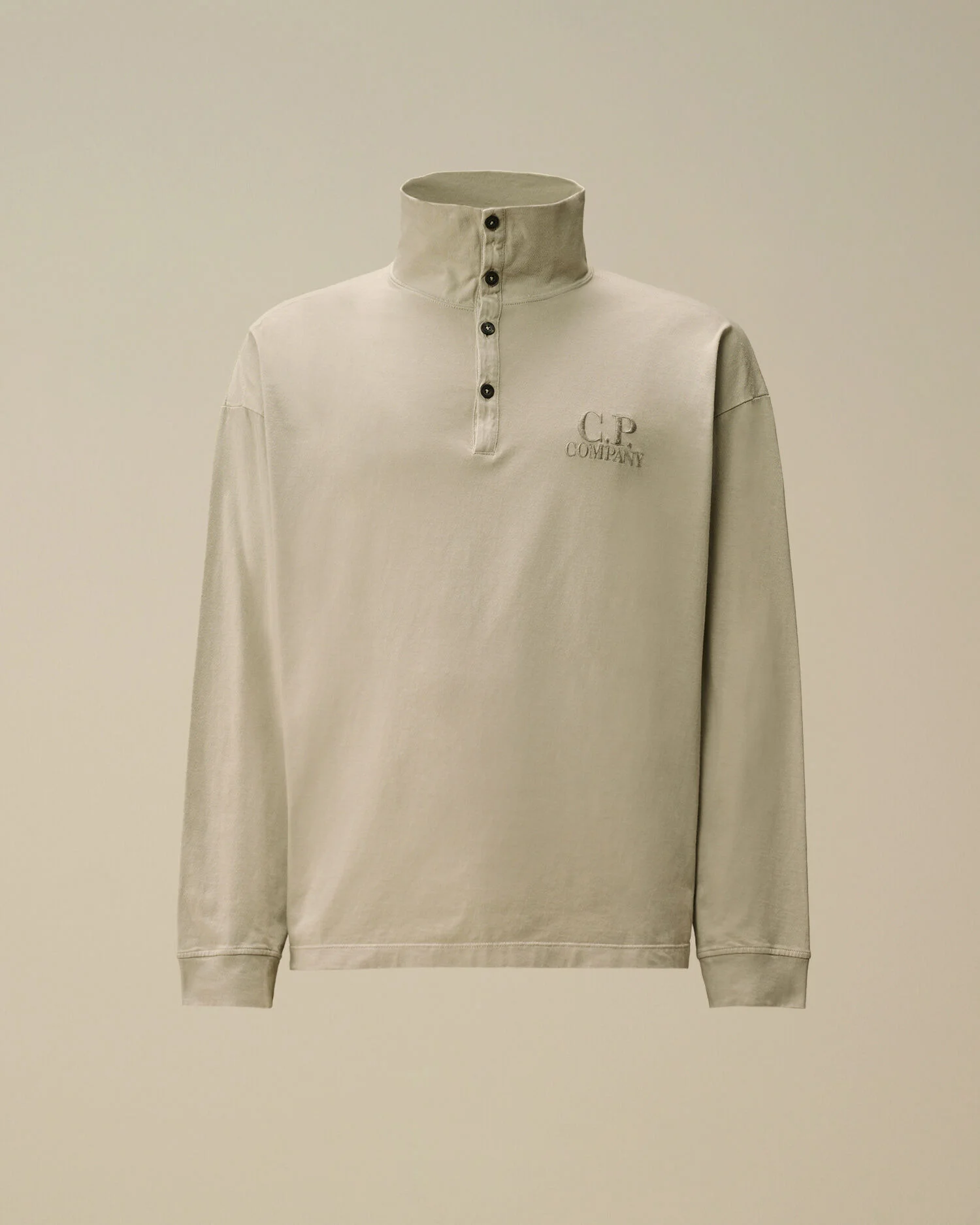 20/1 Jersey Long Sleeve Boxy Polo - 1