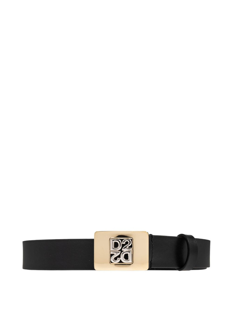 logo-buckle belt 1