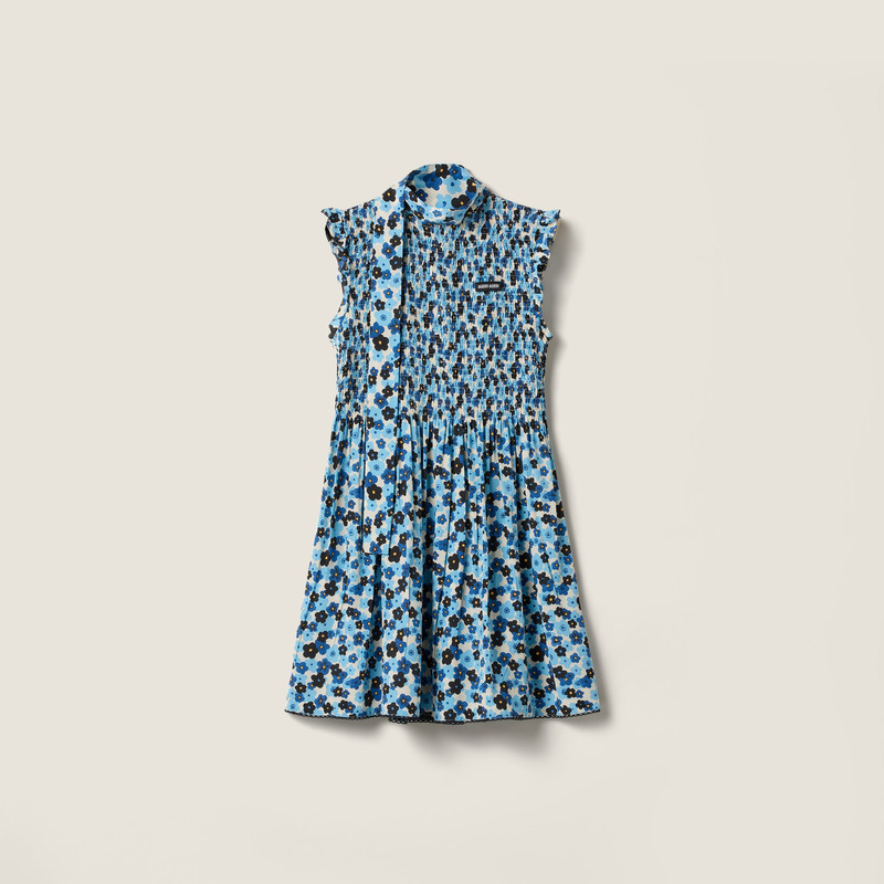 Crêpe de chine mini-dress 1