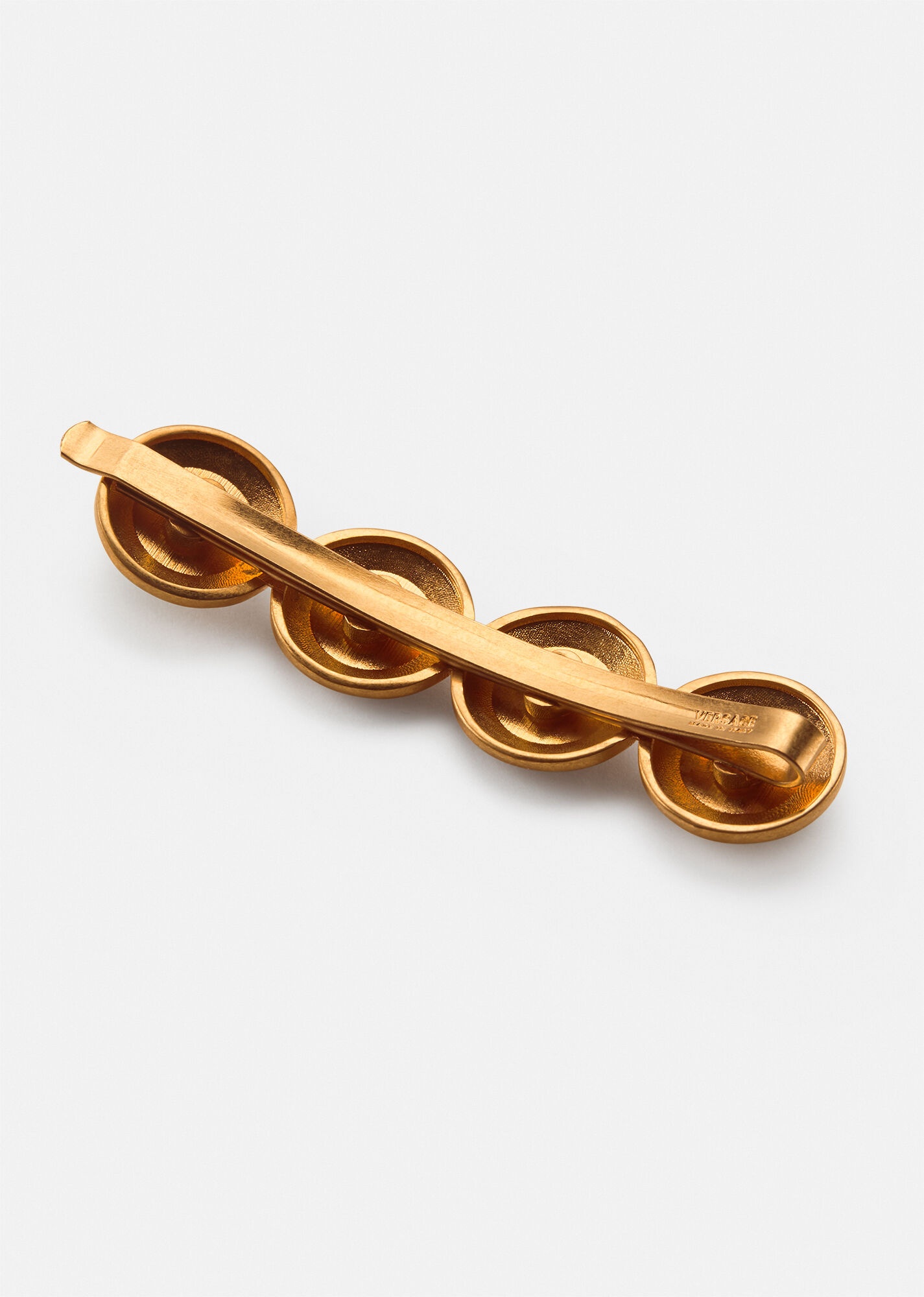 VERSACE★素敵！Tribute Brass MEDUSA Barrette HAIRPIN Versace - Right Medusa Tribute Hair Pin | HBX - Globally