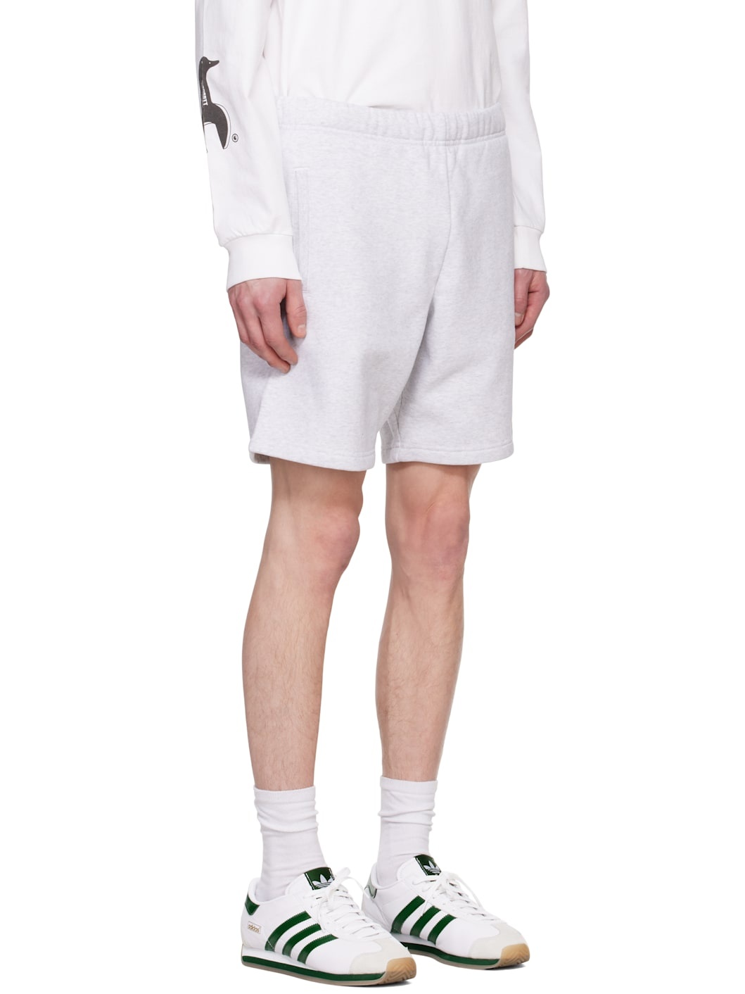 Gray Chase Sweat Shorts - 2