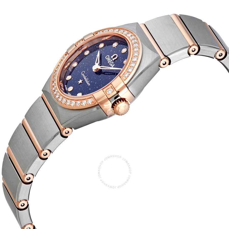 Omega Constellation Quartz Diamond Blue Dial Ladies Watch 131.25.25.60.53.002 - 2