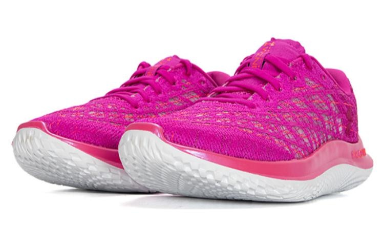 (WMNS) Under Armour FLOW Velociti Wind Running Shoes 'Pink' 3025222-500 - 4