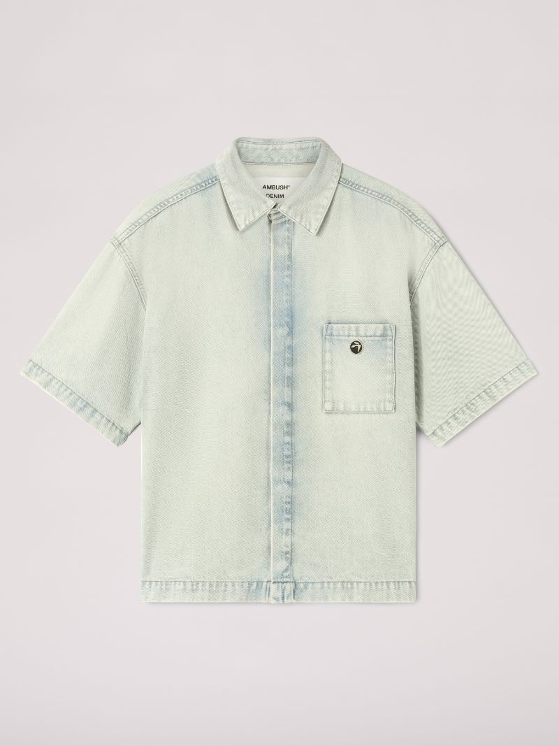 Boxy Fit Denim Shirt - 1