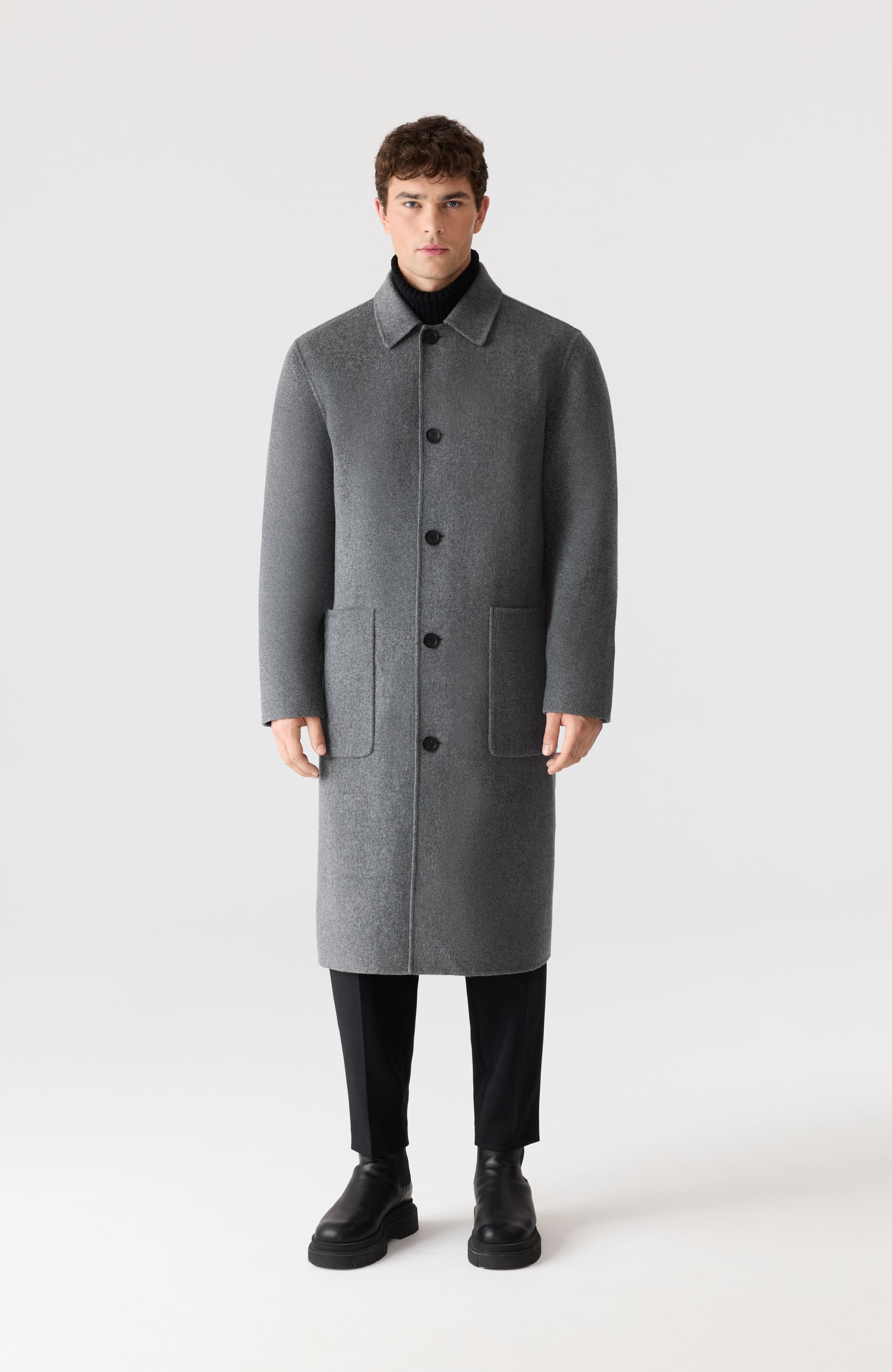 BECKETT Handmade Wool Overcoat - 3