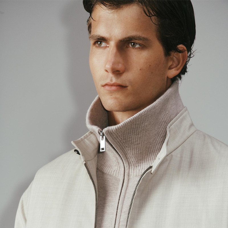 Turtleneck Cardigan in Light Bilen 6