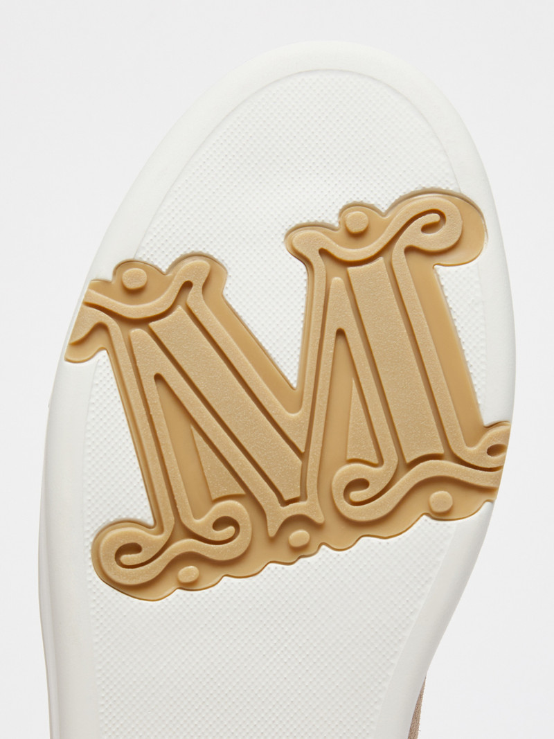 TMAXI1 Sneakers in suede and wool and alpaca Teddy fabric 6