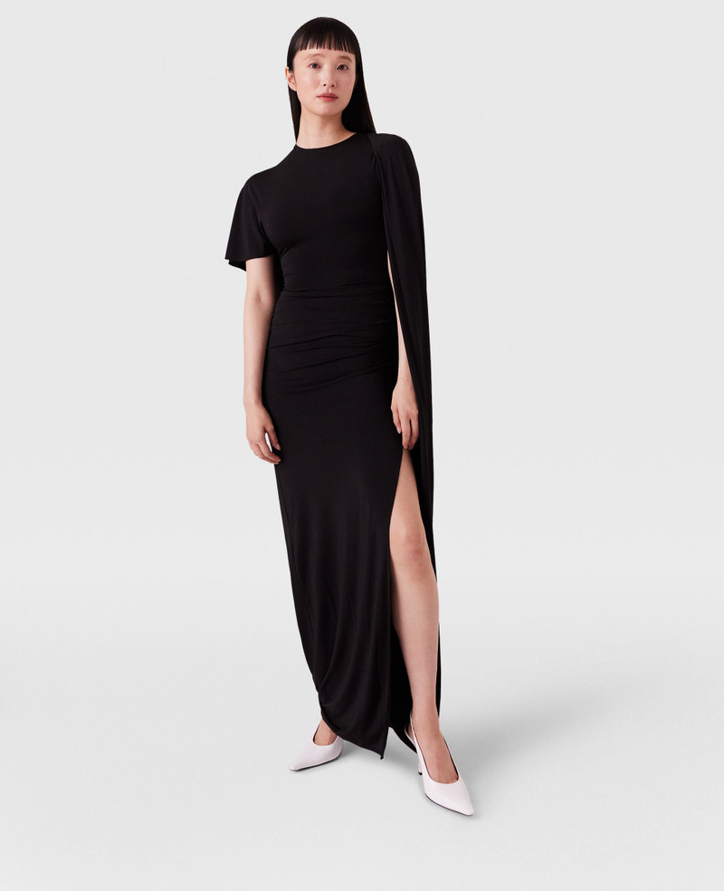 Stella McCartney Asymmetric Cape Maxi Dress outlook