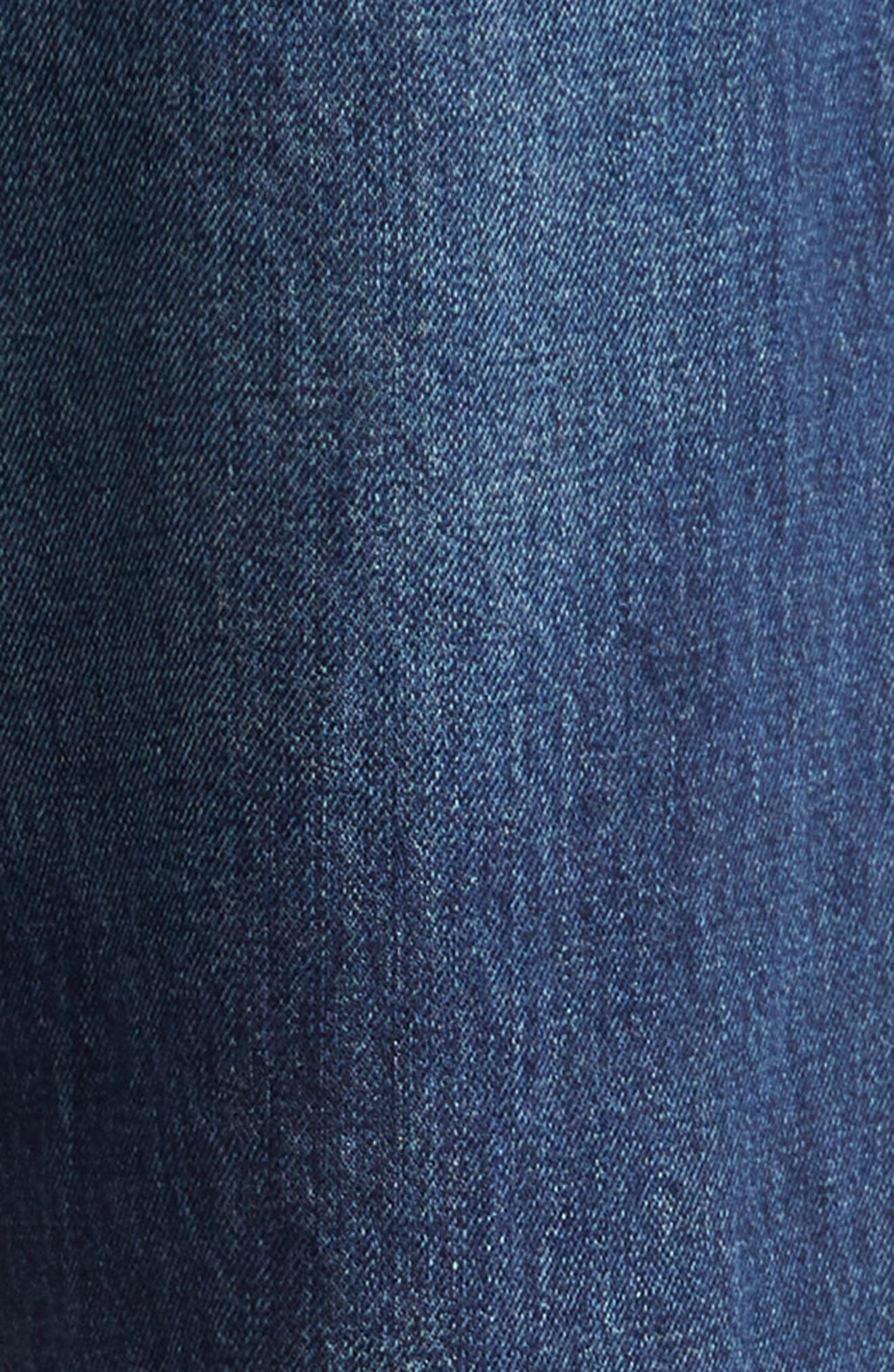 Sacai Belted Crop Bootcut Jeans in Blue at Nordstrom - 6