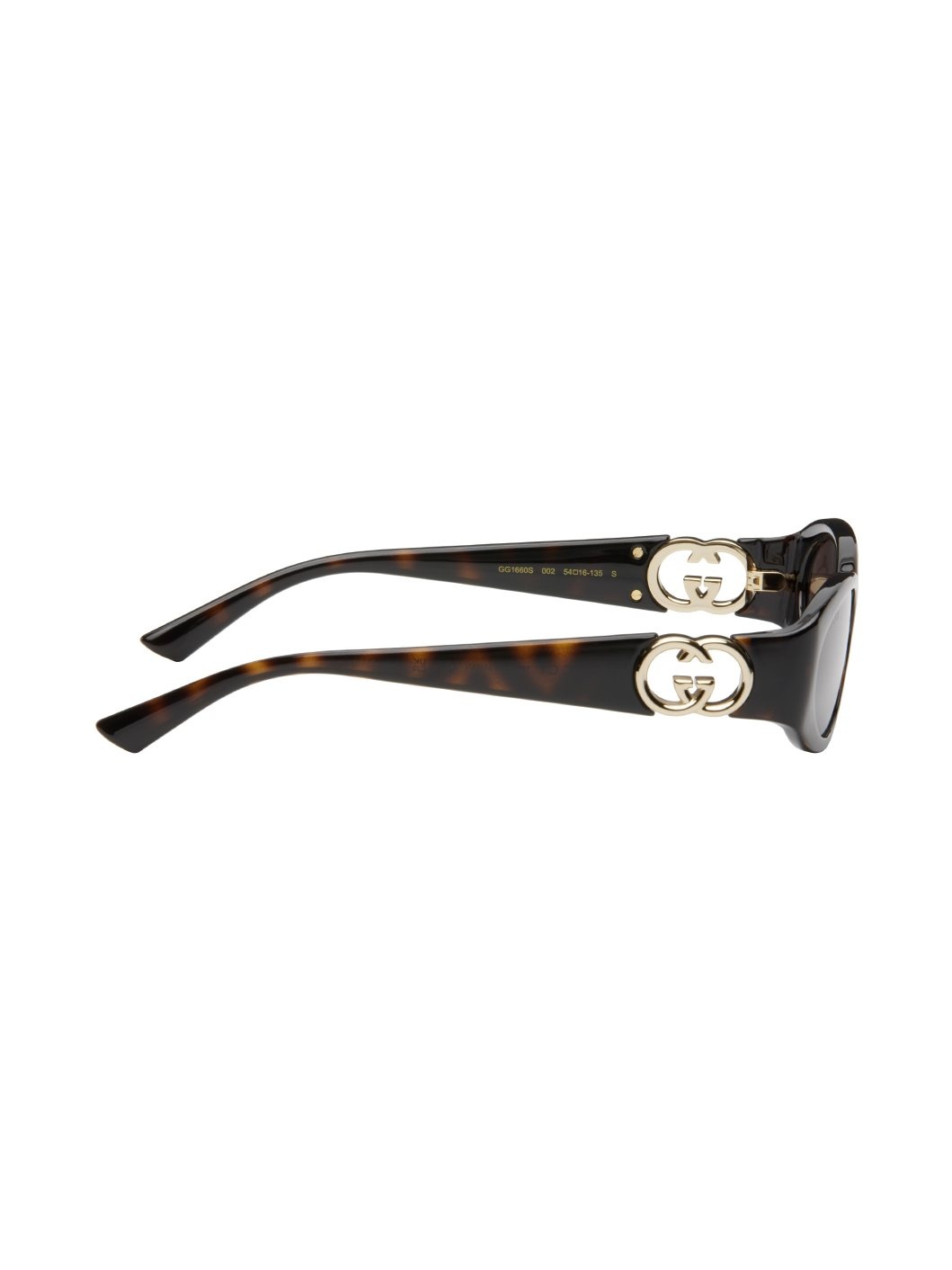 Brown Oval Sunglasses - 2