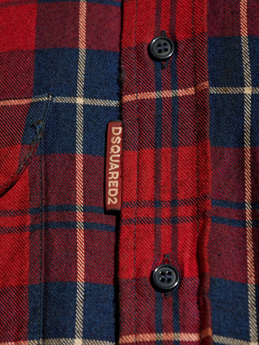 checked-pattern shirt - 5