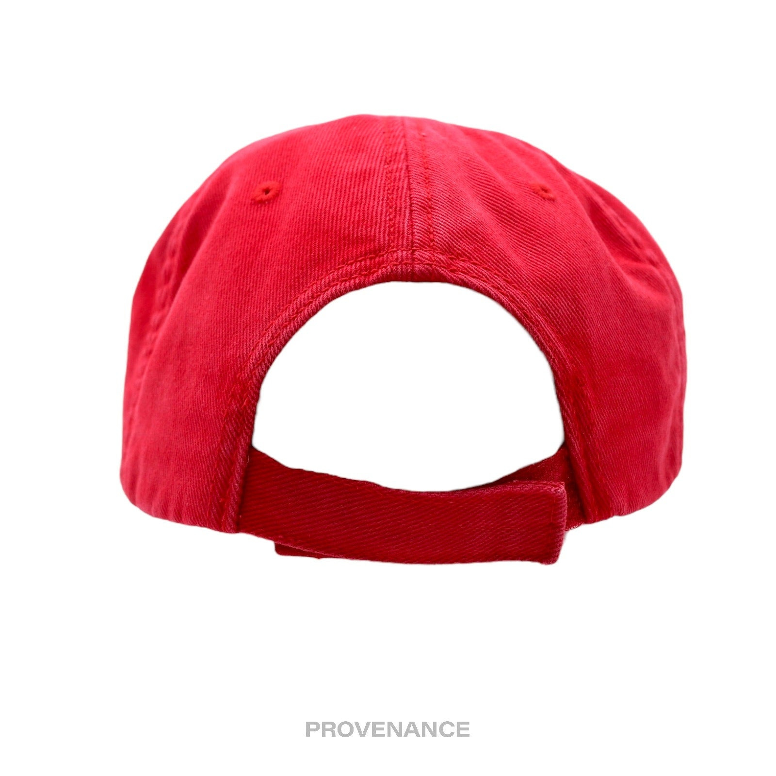 Balenciaga Tattoo Embroidered Logo Cap - Red - 7