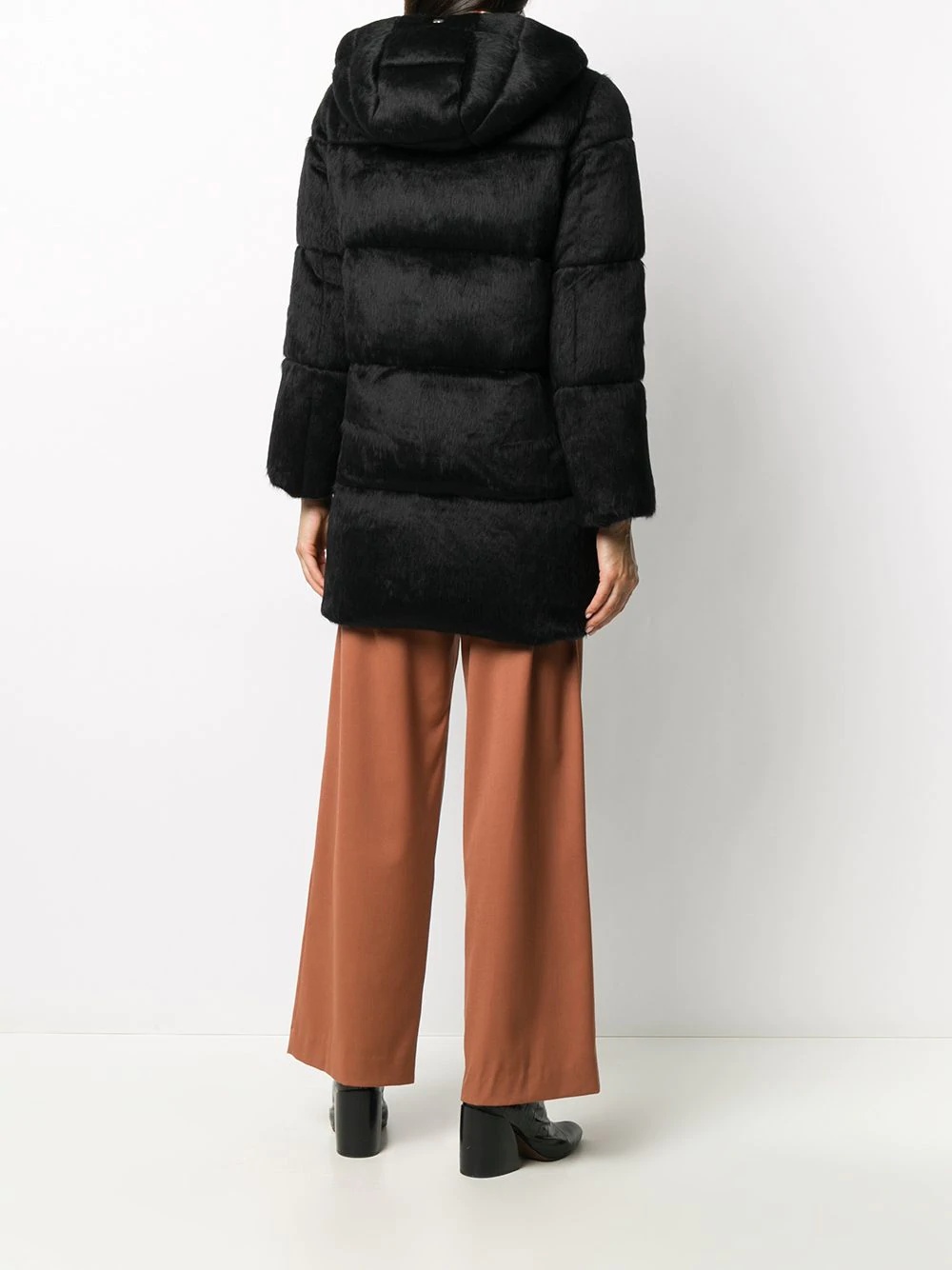 mid-length puffer jacket - 4