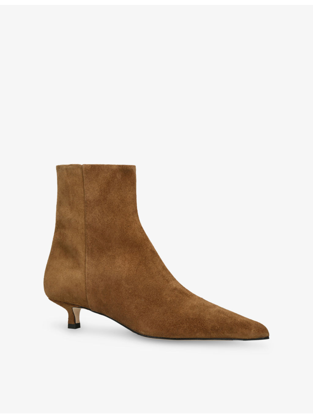Sofie Suede Heeled Ankle Boots - 3