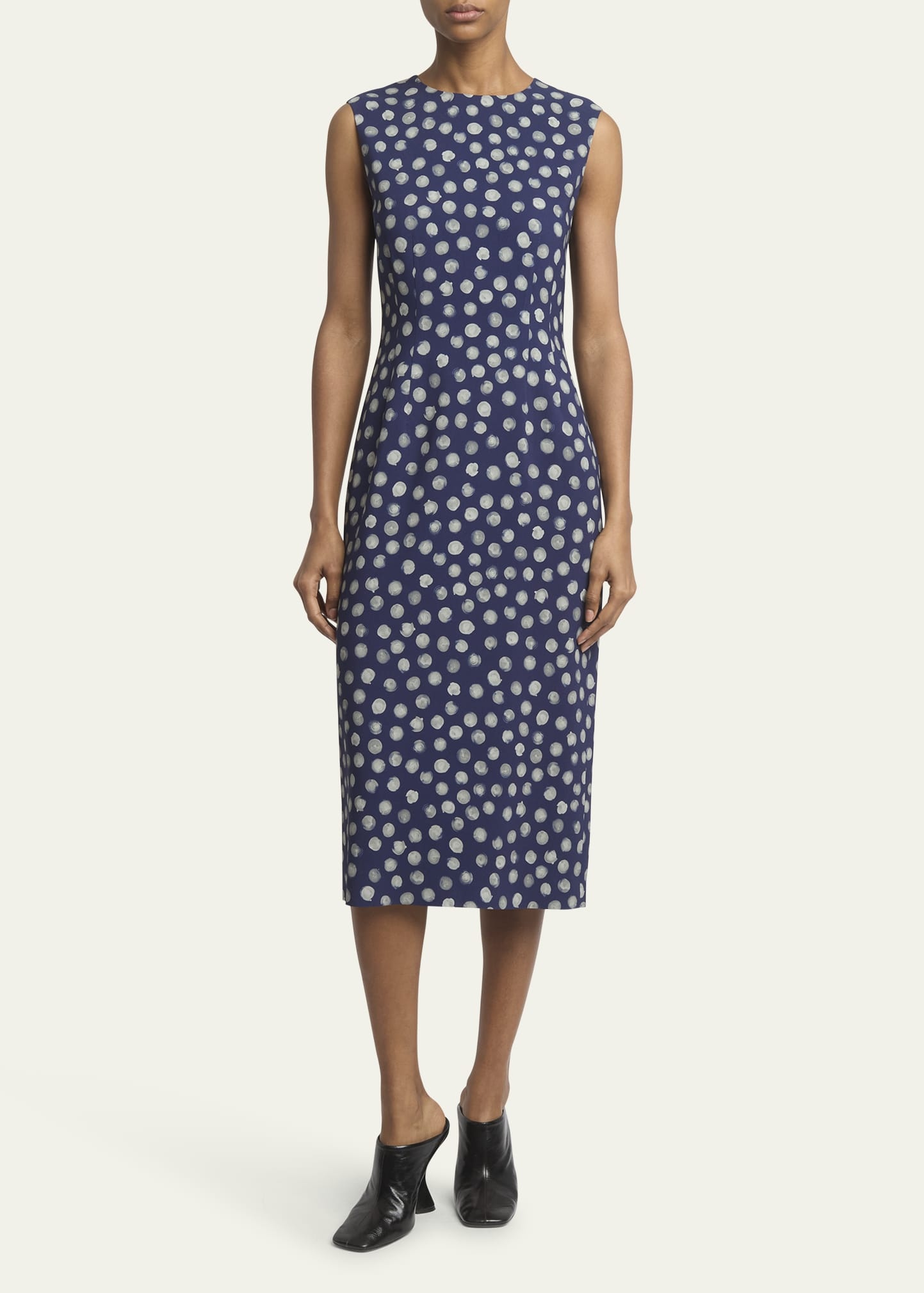 Delavina Printed Midi Dress - 2