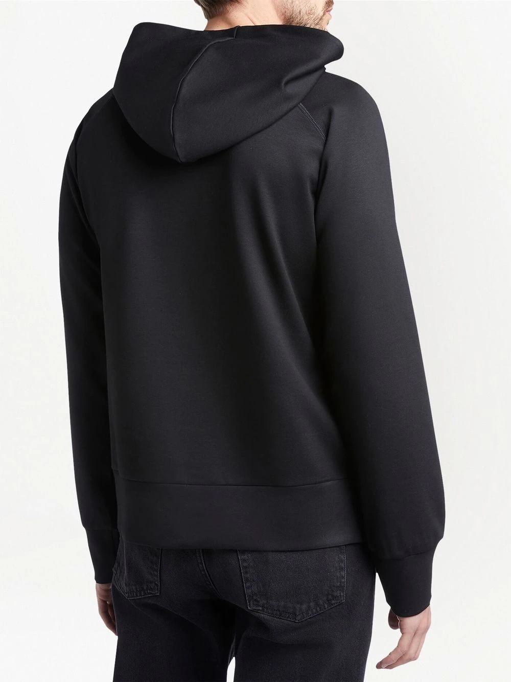 crystal-embellished logo hoodie - 4